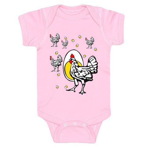 Roseanne's Chicken Shirt Baby One Piece
